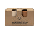 Mikk-Line Silicone Cups (2 Pack) Tableware WhiteSwan/Brownsugar